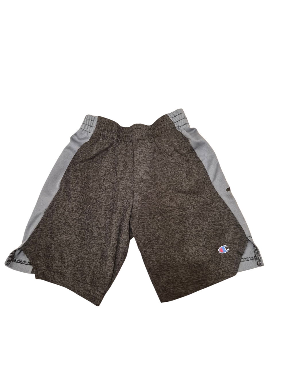 Champion Charcoal and Light Gray Kids Athletic Shorts